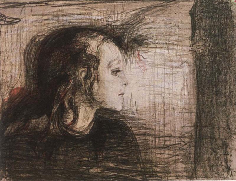 Edvard Munch The Children is ill